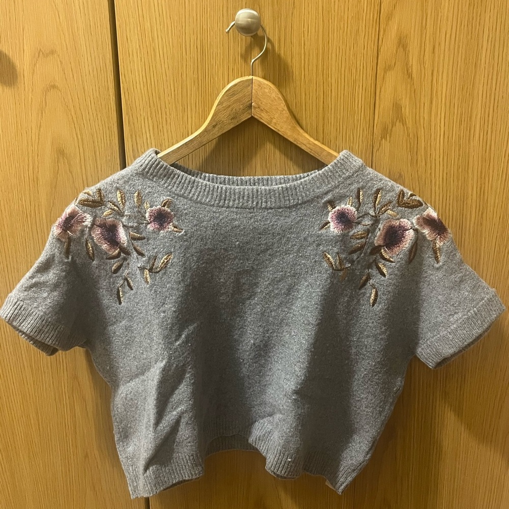 Massimo Dutti Heather Gray Sweater - Picture 1 of 2